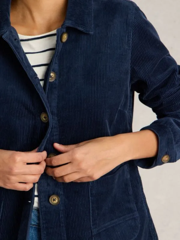 Carrie Corduroy Jacket in DARK NAVY<White Stuff Best